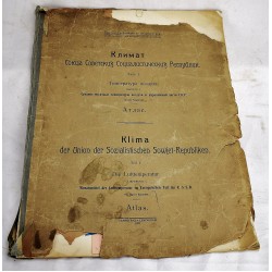 Klima der Union der Sozialistischen Sowjet-Republiken, Atlas = Климат Союза Советских Социалистических Республик, Атлас : Die Lufttemperatur.